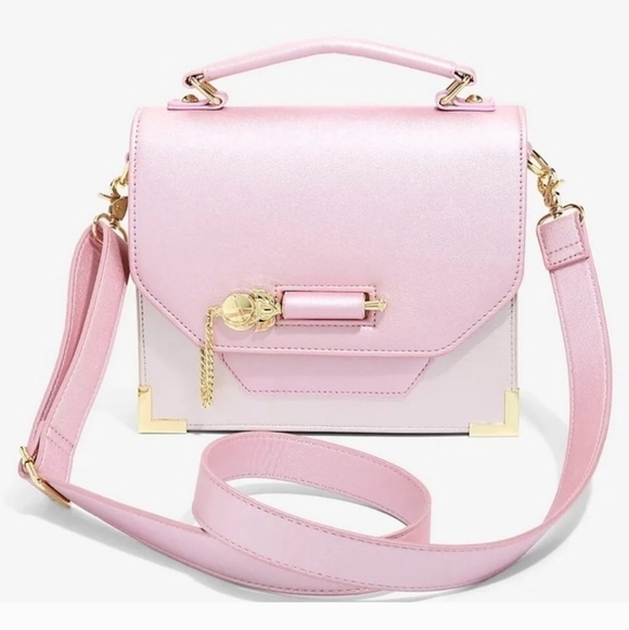 Loungefly Sailor Moon Scepter Latch Pink Handbag Crossbody - Picture 11 of 11